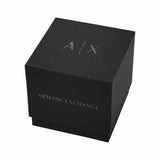Armani Exchange Orologio da Donna, Movimento al quarzo a tre lancette e cassa da 34 mm con cinturino in Acciaio o Pelle