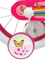 Unicorn Bicicleta para niños, Blanco-Rosa, 16" (40,64 cm)