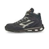 U-Power Red Lion Moving, Zapatos de seguridad, altos, livianos y flexibles, antiperforación, antipinchazos, con inserto Infinergy, con puntera de aluminio - Blue 43