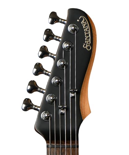 Santana Pegasus Standard CB - Guitarra eléctrica, Modelo ST, Afinadores con bloqueo, Cherry Burst