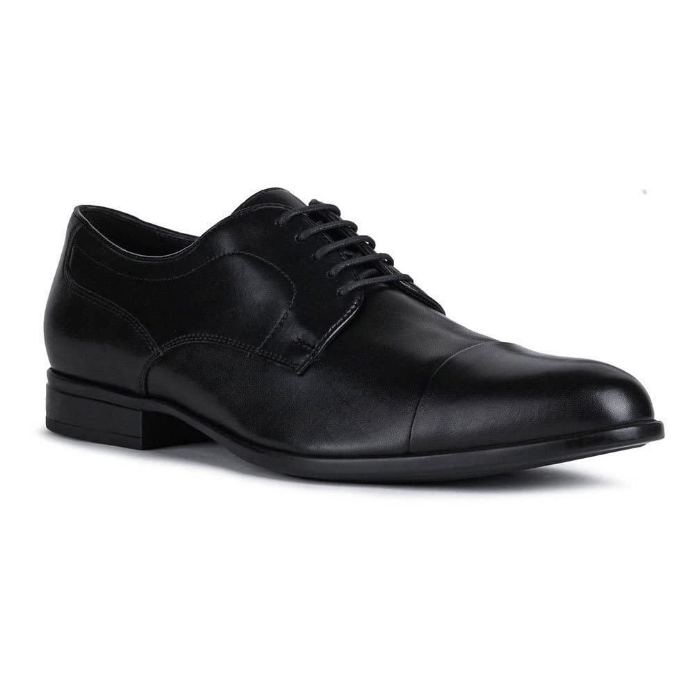 Geox U Iacopo A, Zapatos para Hombre, Negro (Black), 45 EU