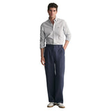 GANT Slim Oxford Banker Stripe Shirt, Persian Blue, M para Hombre