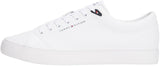 Tommy Hilfiger Sneaker con Suela Vulcanizada Hombre Core Low de Piel, Blanco (White), 43