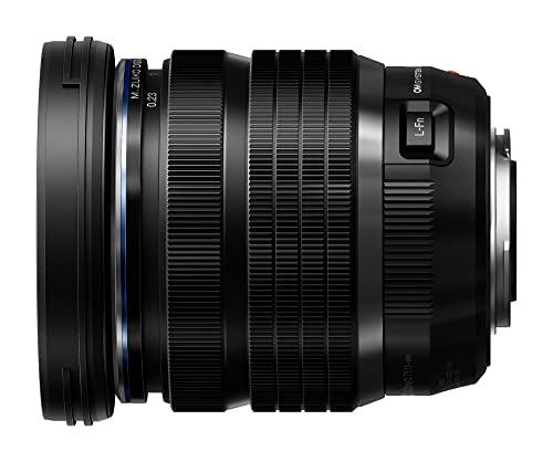 OM SYSTEM Objetivo M.Zuiko Digital ED 8-25mm F4.0 Pro, Zoom Gran Angular, Compatible con Todas Las cámaras del Sistema Micro Four Thirds (Modelos Olympus OM-D & Pen, Panasonic G-Series), Negro