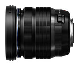 OM SYSTEM Objetivo M.Zuiko Digital ED 8-25mm F4.0 Pro, Zoom Gran Angular, Compatible con Todas Las cámaras del Sistema Micro Four Thirds (Modelos Olympus OM-D & Pen, Panasonic G-Series), Negro