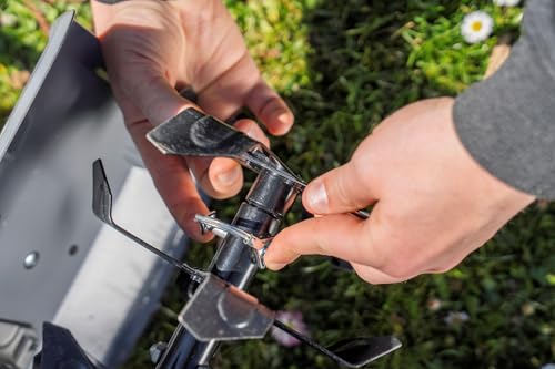 IKRA motoazada eléctrica IEM 1500, Anchura de Trabajo Flexible de 32 y 45 cm, Profundidad de Trabajo de hasta 20 cm, Potencia de 1500 W