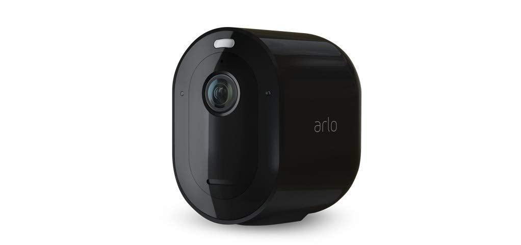 Arlo Pro3, 2 cámaras de vigilancia wifi 2K, faro y alarma integrados, detector de movimiento, visión nocturna en color, audio bidireccional, Prueba Arlo Secure Incluida , Negro