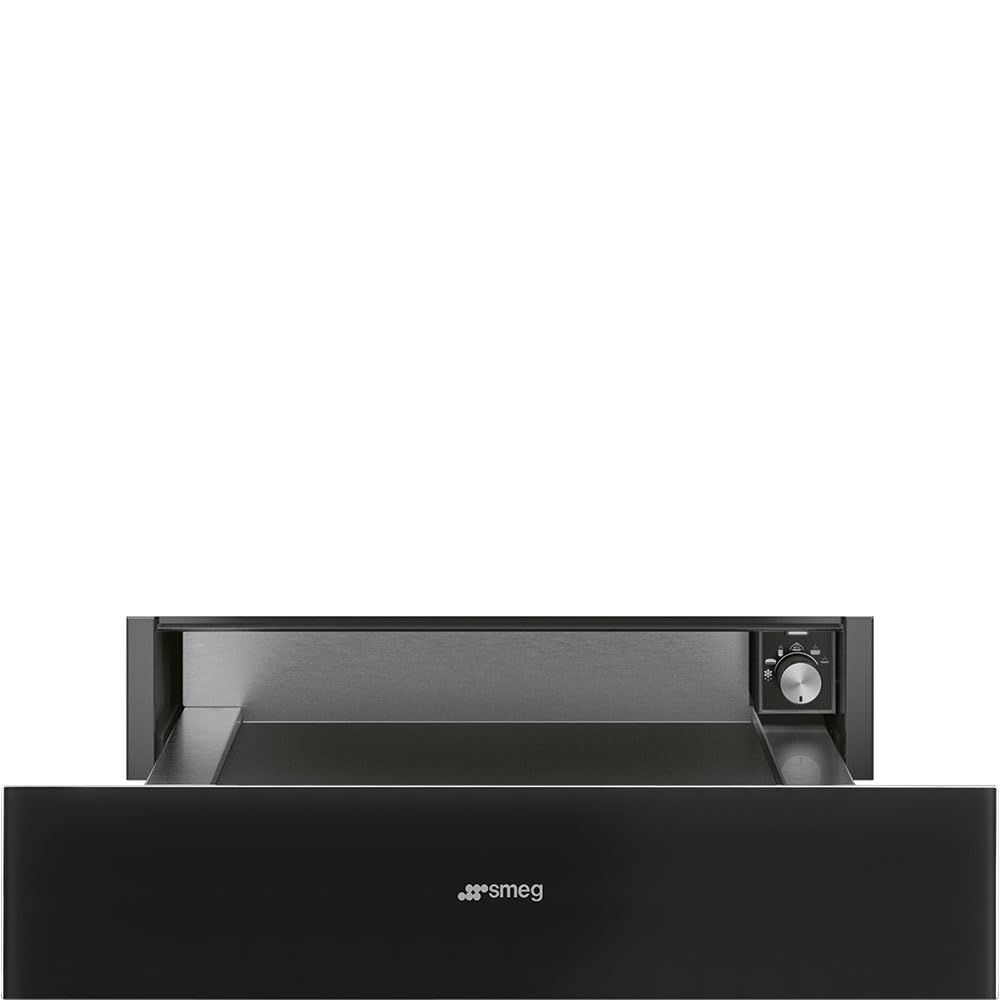 Smeg CPR115B3, Warming Drawer for Dishes, Black