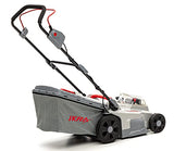 IKRA cortacésped Mulching ICM 2/2037, Incl. 2X batería y Doble Cargador rápido
