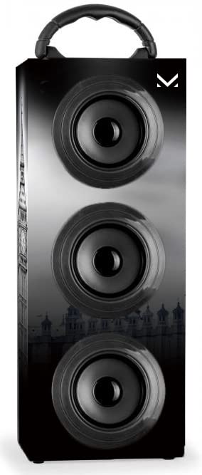Majestic TS 100BT USB SD AX - Sistema de Audio Multimedia Bluetooth 3 Altavoces y 1 subwoofer, batería Recargable, Entrada USB/SD/AUX, Mando a Distancia, Londres