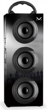 Majestic TS 100BT USB SD AX - Sistema de Audio Multimedia Bluetooth 3 Altavoces y 1 subwoofer, batería Recargable, Entrada USB/SD/AUX, Mando a Distancia, Londres