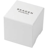 Skagen Signatur reloj para mujer, movimiento de cuarzo con correa de acero o piel, Dorado Rosado Y Blanco, 38MM