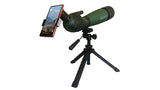 KONUS | KONUSPOT-65 telescopio de Caza y de Tiro, Ideal para observación de Aves también al Amanecer y al anochecer, Zoom/diámetro 15-45x65, Equipado con trípode de Mesa y Soporte para Smartphone