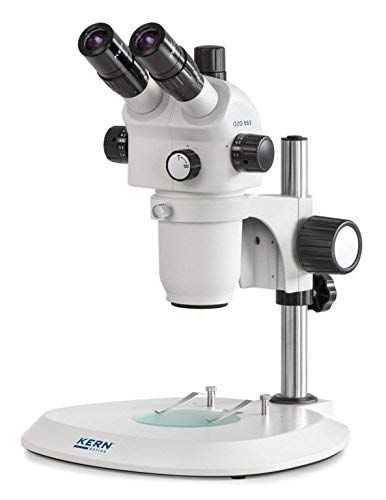 Estéreo Zoom Microscopio [Núcleo ozo 553] Tubus: Trin ocular, ocular: hswf 10 x 23 mm, campo de visión: ø28,75 – 3,3 mm, objetivo: 0,8 x – 7 x, soporte: columna