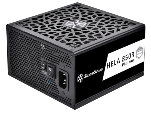 SilverStone Technology HELA 850R Platinum, Fuente de alimentación ATX Totalmente Modular PCIe 5 80 Plus Platinum 850W, SST-HA850R-PMA