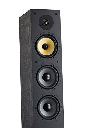 Davis Acoustics Ariane 7 Negro (Black) - Columna de 3 vías/4 Altavoces - Se Vende por Unidad