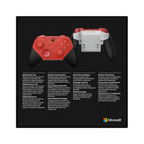 Xbox Wireless Controller Elite Series 2 Red Series X|S, One, Windows 10/11, iOS y Android