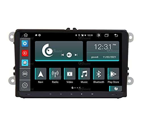 Radio de Coche para Volkswagen Golf Sharan Tiguan Android GPS Bluetooth WiFi USB Dab+ Touchscreen 9" 8core Carplay AndroidAuto