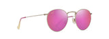 Maui Jim Pukaua Gafas, Shiny Lt Gold W/Pink & Yellow, 50-21-145 Unisex Adulto
