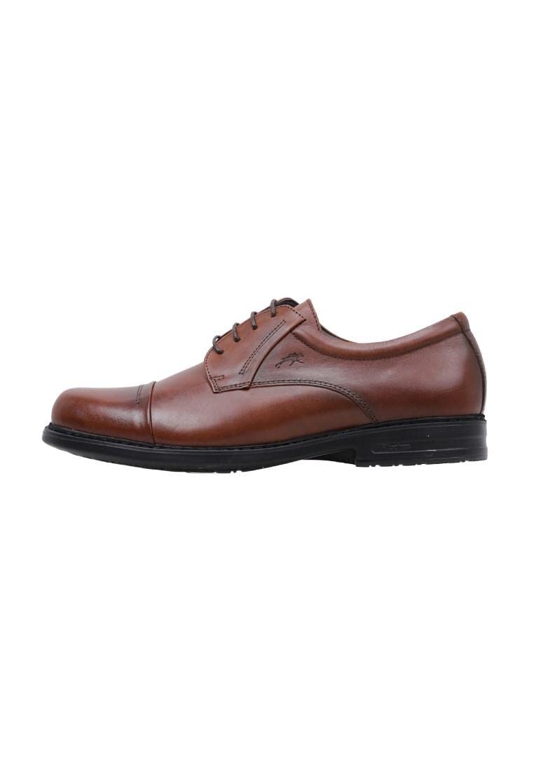 Fluchos Simon Zapatos de Cordones Derby, Hombre, Marrón (Libano 000), 45 EU (10.5 UK)