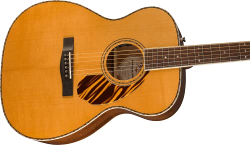 Fender Orquesta PO-220E, diapasón Ovangkol, natural con estuche
