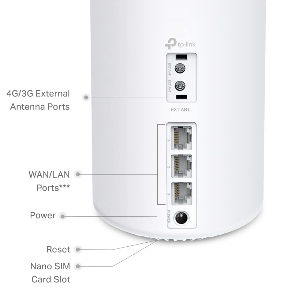 TP-Link Deco X50-4G (1 Pack) - Sistema AI Mesh AX3000 Mbps, Cat 6, Dual-Band, WiFi 6, Cobertura de 230 m2, 3 Puertos Gigabit, Control Parental, Protección de Red