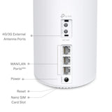 TP-Link Deco X50-4G (1 Pack) - Sistema AI Mesh AX3000 Mbps, Cat 6, Dual-Band, WiFi 6, Cobertura de 230 m2, 3 Puertos Gigabit, Control Parental, Protección de Red