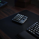 Glorious Gaming GMMK Macro Numpad - Cavo o wireless Bluetooth, alluminio premium, personalizz., cursore e manopola programmabili, RGB, switch lineari, 18 ABS Doubleshot Keycaps - Ardesia nera