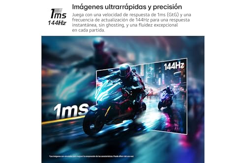 LG 32G810SA-W Monitor Ultragear, 31.5", 4K UHD, Panel IPS, 3840 x 2160, 144Hz, 1ms, G-Sync Compatible y FreeSync Premium, Pivotable, Blanco