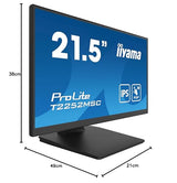 iiyama Monitor T2252MSC-B2-21.5", IPS, 16920x1080/75Hz, 1H1DP