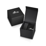 Lotus Reloj Hombre 18691/1 Chrono Caja de Acero Inoxidable 316l Plateado Correa de Cuero Azul