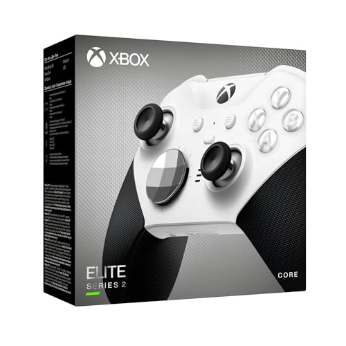 Xbox Wireless Controller Elite Series 2 White para Xbox Series X|S, Xbox One, Windows 10/11, iOS y Android