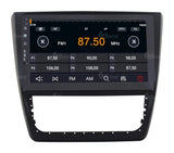 Radio de Coche para Skoda Yeti 2014 con climatizador Manual Android GPS Bluetooth WiFi USB Dab+ Touchscreen 10" 8core Carplay AndroidAuto