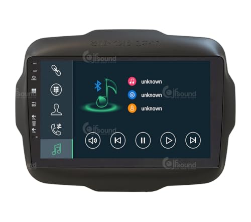 Radio de Coche para Jeep Renegade Android GPS Bluetooth WiFi USB Dab+ Touchscreen 9" 8core Carplay AndroidAuto