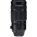 Fujifilm Fujinon XF 100 - 400 mm f/4.5 - 5.6 R OIS WR - Teleobjetivo para Fujifilm con montura X (longitud focal 100 - 400 mm, apertura f/ 4.5 - 5.6 y mínima f/22, tamaño del filtro de 77 mm), negro