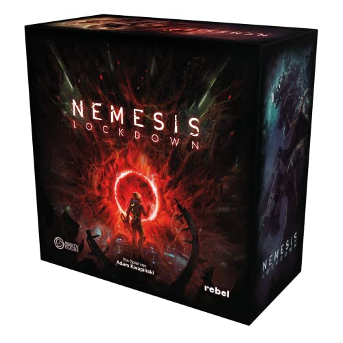 Awaken Realms Asmodee Nemesis: encierro, Juego Experto Dungeon Crawler, 1-5 Jugadores, Desde 14+ años, 60-180 Minutos, Idioma: Alemán