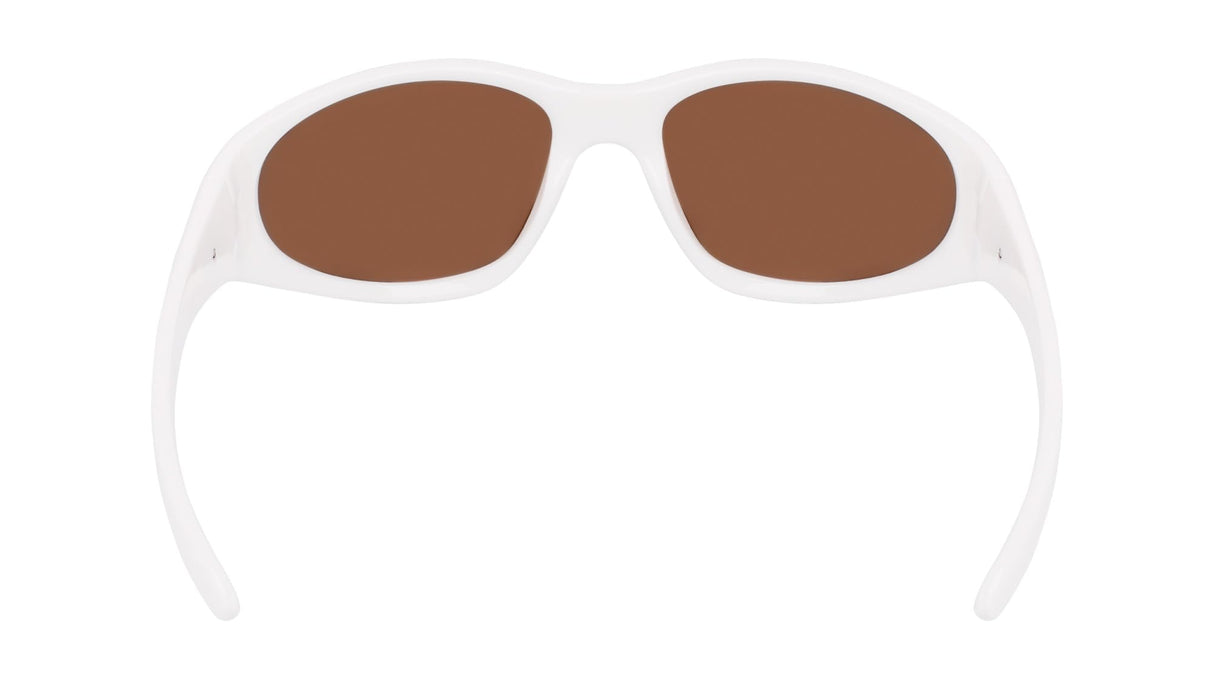 DRAGON The Box 2IZED Gafas, White with Silver Ion Polarized Lens, Talla única para Hombre