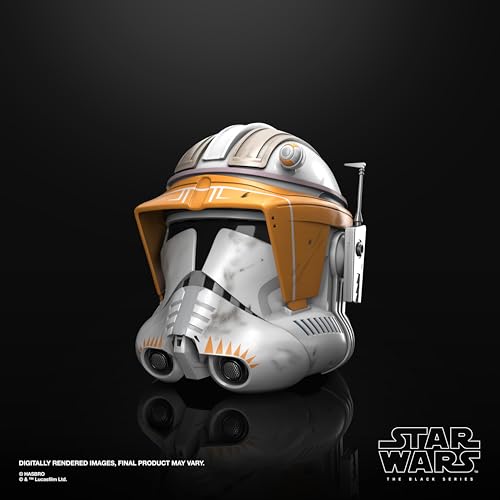 Star Wars The Black Series, Comandante clon Cody, Casco electrónico Premium para Juego de rol de Adultos