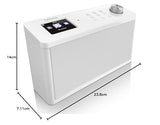 Lenco KCR-2014 - Radio (Internet, Digital, FM, PLL, 4W, 6,1 cm (2.4"), 23,7 cm) Color blanco