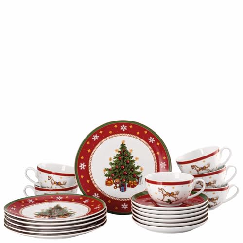 Hutschenreuther Happy Wintertime - Juego de café (18 piezas)