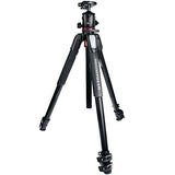 Manfrotto 055 XPro - Kit trípode con rótula de Bola XPRO, Negro, 3 Secciones