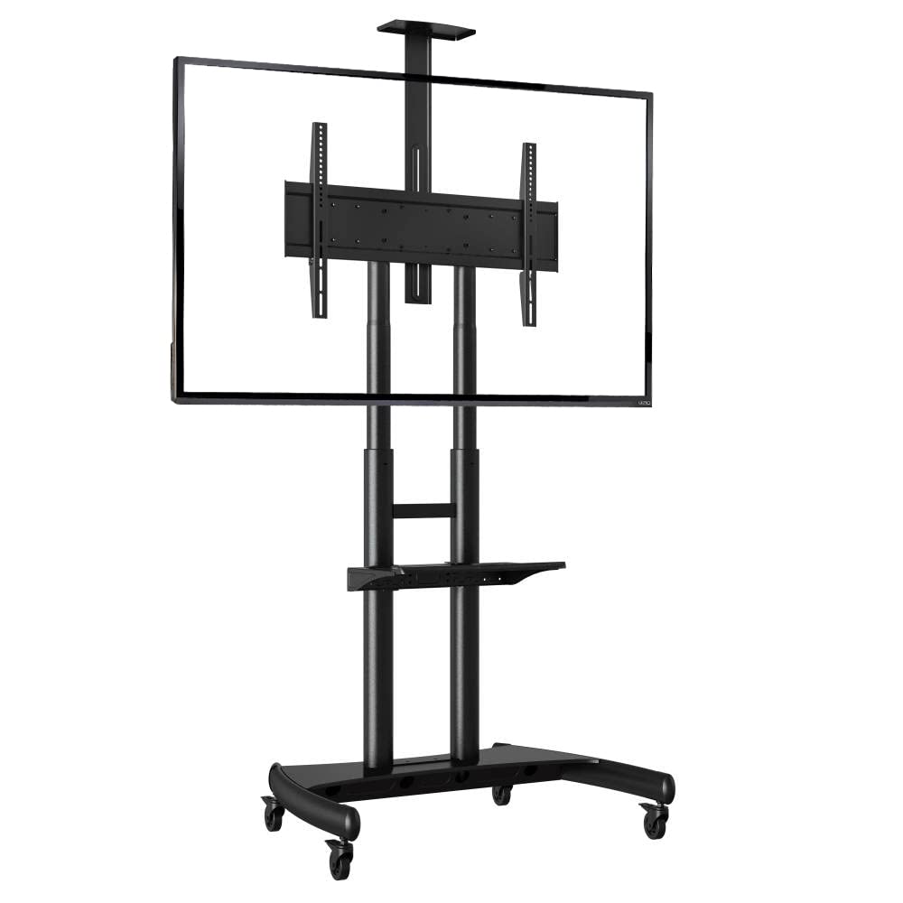 Ergosolid AVA1800B - Soporte móvil para televisor LCD, LED y televisores de 55 a 80 Pulgadas (35 a 20 cm), Color Negro