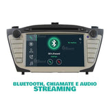 Radio de Coche para Hyundai IX35 con GPS, cámara, Amplificador y pequeña Pantalla LCD de Serie Android GPS Bluetooth WiFi USB Dab+ Touchscreen 7" 8core Carplay AndroidAuto