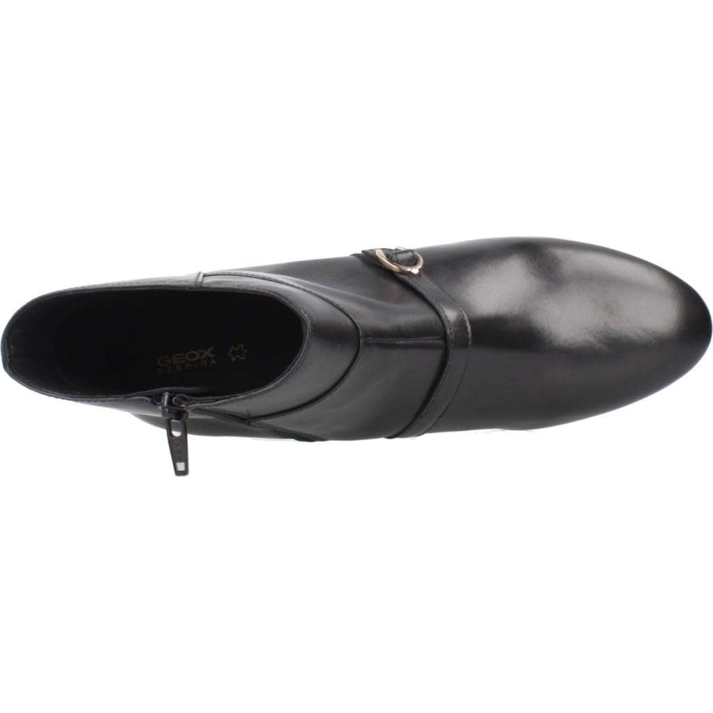 Geox D Pheby 50A, Bota de Tobillo Mujer, Black, 36.5 EU