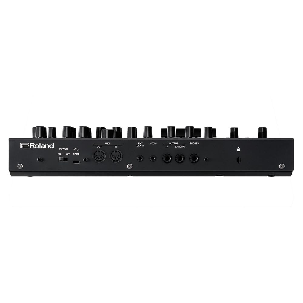 Sintetizador de sobremesa compacto Roland SH-4d | 11 modelos de OSC | Herramientas profesionales de diseño sonoro | Proceso manual | Secuenciador de patrones multitímbrico | Efectos completos
