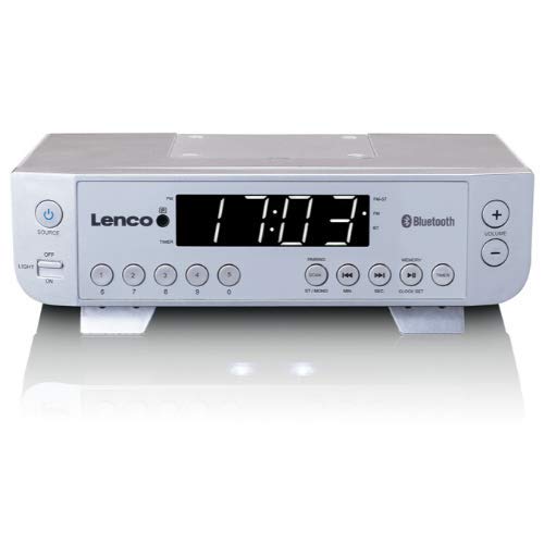 Lenco KCR-100 UKW Radio de Cocina con Bluetooth® Blanco