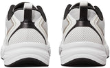 Calvin Klein Runner Sneaker Hombre Retro Tennis Mesh Calzado Deportivo, Blanco (Bright White/Black), 40