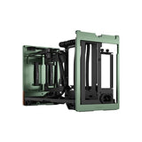 Fractal Design Terra Jade - Wood Walnut Front Panel - Small Form Factor - mITX Gaming Case – PCIe 4.0 Riser Cable – USB Type-C - Anodized Aluminum Panels
