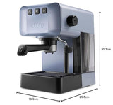 Gaggia EG2109 Grey, Cafetera Espresso Manual para Café Molido o Monodosis, sistema POD para Espressos Cremosos con Monodosis, Preinfusión Automática, Nuevo Modelo 2023, 100% Made in Italy