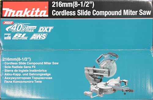 Makita LS002GZ01 Ingletadora telescópica BL 40Vmax XGT 216mm AWS (sin batería y cargador)